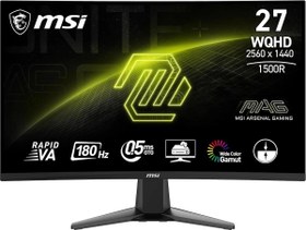 Resim MSI MAG 27C6F 27'' FHD CURVE RAPID VA 180HZ 1MS ADAPTIVE-SYNC GAMING MONITÖR 