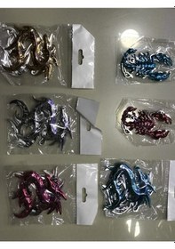 Resim Calista Plus Havalı Ejderha - Akrep Bisiklet Jant Süsü 2'Li Set Mavi 