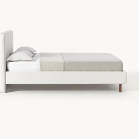 Resim Basic Çift Kişilik Karyola Kırık Beyaz - 200x200 cm 