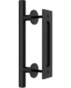 Resim Sürgülü Kapı Kolu, Ahır Kapısı Kolu, Siyah Kapı Kolu, Mutfak Kolu, Sürgülü Kapı Kolu, Ahşap Kapı, Dolap Kapısı 