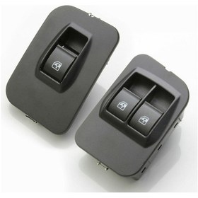 Resim Peugeot Bipper Sağ + Sol Ön Cam Düğmesi Takımı 2007-2016 