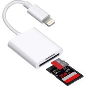 Resim Lightning Girişli Iphone 11 12 13 14 Uyumlu Kart Okuyucu Sd Kart Adaptörü Tf Kart Okuyucu Disk Adaptörü Mobil Kart Okuyucu Hızlı Aksesuarları Bağlayın - (S101 - Lightning) 
