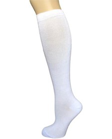 Resim Design Desıgn Pamuklu Çocuk Dizaltı Okul Çorabı-beyaz 