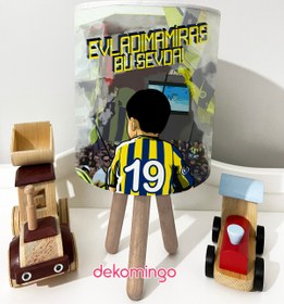 Resim dekomingo SARI LACİVERT FORMA DESENLİ BEBEK VE ÇOCUK ODASI TAKIMI 