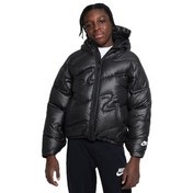 Resim Nike K Nsw Tf Rpl Hgh Snfl Jkt Aoq Çocuk Mont Siyah 