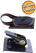 Resim Badem10 Parke Sıkıştırma Gerdirme Gergisi Halatı 25 Mm 5 Metre 
