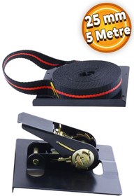 Resim Badem10 Parke Sıkıştırma Gerdirme Gergisi Halatı 25 Mm 5 Metre 