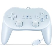 Resim Cbtx Nintendo Wii Uyumlu Klasik Kablolu Oyun Denetleyicisi Oyun Uzaktan Kumandası Beyaz 
