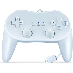 Resim Cbtx Nintendo Wii Uyumlu Klasik Kablolu Oyun Denetleyicisi Oyun Uzaktan Kumandası Beyaz 