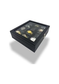 Resim Richbo x 12'li Saat Kutusu Siyah 