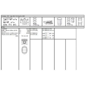 Resim Goet67868005g - Segman Std 86.4 Mm Palıo Sıena Brava Marea 1.6 