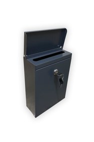 Resim veta metal Metal Posta Kutusu-dekoratif Duvara Montaj-antrasit 