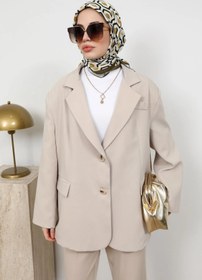 Resim moda auram Oversize Blazer Ceket 