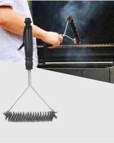 Resim Bucuks Mey İthalat® Barbekü ve Mangal İçin Tel Izgara Temizleyici Fırça 