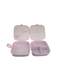 Resim Beslenme Kutusu 4 Bölmeli Frozen 2 Lila Renk Kız Figürlü 1 Adet Yemek Saklama Kabı Beslenme Çantası Lila 