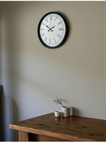 Resim 36 Cm Siyah Asil Roma Rakamlı Duvar Saati Diğer 