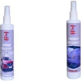 Resim 4e Care 2+2 Yağmur Kaydırıcı Donma Önleyici Aracım Kışa Hazır Paketi CAMSUYU1LT+BUZKAZIYICI 