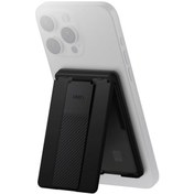 Resim Telefon Modelleri Ile Uyumlu Kartlık Heldro Id Serisi Manyetik Stand Olma Özelliği Flexgrip Band Black 