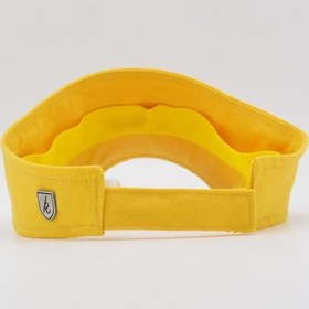 Resim Kadın Sarı Tenis Vizör Cap Yazlık Spor Plaj Şapkası - Sarı 