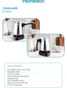 Resim HOMENESS Hometech Elektrikli Katlanabilir Çelik Cezve 