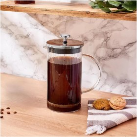 Resim Feyza Design Kapasiteli French Press, 1000ML, Pratik ve Şık Kahve Demleme Aracı 