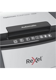 Resim Rexel Optimum AutoFeed+ 150X Otomatik Çapraz Kesim Evrak İmha Makinesi 