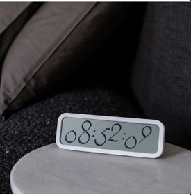 Resim Lexon Scrıpt Lcd Saat Beyaz 