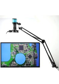 Resim Monozone 150x Lens Endüstriyel Mikroskop Katlanabilir Tutucu 