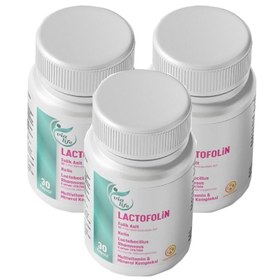 Resim Lactofolin Folik Asit, Kolin, Probiyotik, Multivitamin 30 Kapsül - 3'lü 
