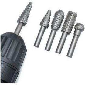 Resim optana 5 li Döner Törpü Elmas Kalıpçı Taşlama Seti Matkap Dremel Set 