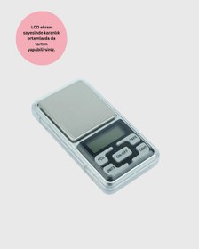 Resim 300 Gr Hassas Cep Terazisi Mavi Işıklı Lcd Ekranlı Renkli 