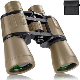 Resim Profesyonel El Dürbünü, Full HD Görüntü Kalitesi, 20x Yüksek Zoom, 50 mm Lens Çapı, 1000 M/56M Görüş, Su Geçirmez Tasarım, Taşıma Çantalı, Kamp Doğa ve Güvenlik İçin 100x100 El Dürbünü 