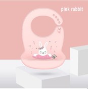 Resim Silikon Babi Önlük Su Geçirmez Tükürük Damlayan Muz Önlükler Karikatür Pink Rabbit 2 İspanya Pink Rabbit 2 Çok Renkli 