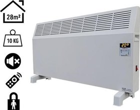 Resim Konvektör Isıtıcı 2500W Uzaktan Kumandalı Dijital HBK2500D 