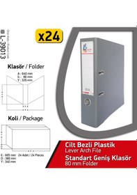 Resim Laçin Klasör Gri Geniş 24 Adet 1 Koli 