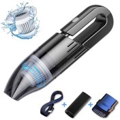 Resim Aubyhe Usb Şarjlı Araç Süpürgesi - Hepa Filtreli, 120w, 5 Fişli, Sıvı Ve Toz Temizliği, 50db Gürültü Seviyesi 