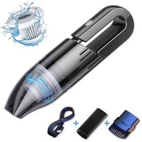 Resim Aubyhe Usb Şarjlı Araç Süpürgesi - Hepa Filtreli, 120w, 5 Fişli, Sıvı Ve Toz Temizliği, 50db Gürültü Seviyesi 
