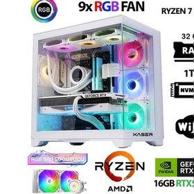 Resim Xaser SOVAX60 R7-5700X 32 GB 1 TB M.2 NVMe SSD 16 GB RTX5060Ti Free Dos Masaüstü Oyuncu Bilgisayarı 