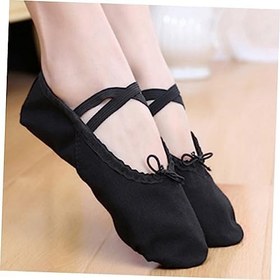 Resim 3 Bayan Bale Ayakkabıları Dans Daireler Yoga Ayakkabıları Bölünmüş Taban Bale ları Kız ları Çocuklar ları Kızlar Için ları 