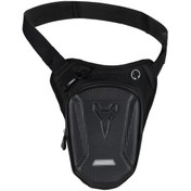 Resim Aumotop Sert Kabuklu Motosiklet Çapraz Askılı Çanta Siyah Siyah 