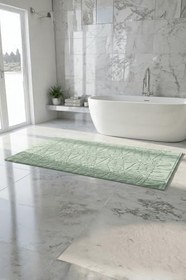 Resim Zayn Mint Yeşili Ayak Havlusu - 70x130Cm, 790Gr,%100 Pamuk, Spa Ve Otel Banyo Paspası, Günlük Kullanıma 