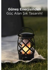 Resim Torima Lw-40 Siyah Nostaljik Retro Pilli Led Gece Lambası Siyah 