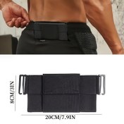 Resim Esnek spor telefon bel çantası, küçük ve büyük boyutlarda, çok katmanlı hafif tasarım - kartlar, telefonlar, power bankler, anahtarlar için. Günlük işe gidiş-gelişi, açık hava aktiviteleri, koşu, yürüyüşe uygun, unisex 