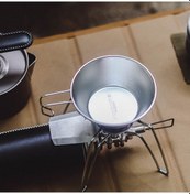 Resim Teltree 4'lü Paslanmaz Çelik Sierra Kase Seti 310ml + Depolama Çantası Kahverengi Çok Renkli 