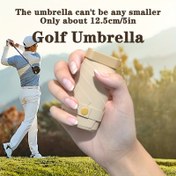 Resim Premium Golf Mini Güneşlik Şemsiyesi - Katlanabilir Tasarım, Hafif ve Dayanıklı - Golf Sahası, Seyahat, Kampçılık ve Sevgililer Günü Hediyeleri İçin İdeal 