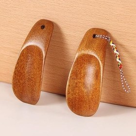 Resim Ayakkabı Boynuzu Ahşap Ayakkabı Çekeceği Ahşap Ayakkabı Kornası Taşınabilir El İşi Uzun Saplı Ayakkabı Kaldırıcı Ayakkabı Aksesuarları Ayakkabı Çektirmesi (Renk: A) 