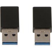 Resim Bestnify 2pcs USB Tip A USB 3.0 Dönüştürücü Konektör Adaptörü, Yüksek (Yurt Dışından) 
