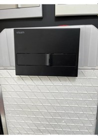 Resim Visam Karina Mat Siyah Gömme Rezervuar Kumanda Paneli 226-017 Diğer 