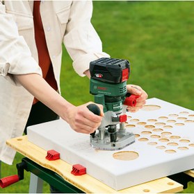 Resim Bosch Boschadvancedtrimrouter 18V-8 Akülü Freze Makinesi (Solo) 