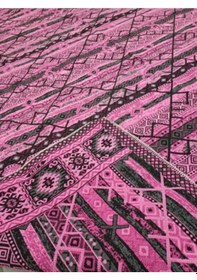 Resim Savan Dokuma Halı Örtüsü 4m² 170 240 Kale Fuşya Diğer 